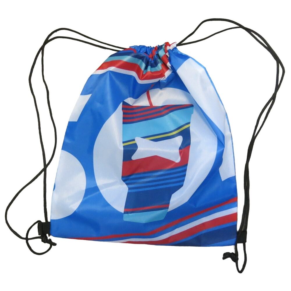 SONIC DRIVE IN *NEW Backpack Sport Bag Blue Red School Play Overnight Drawstring